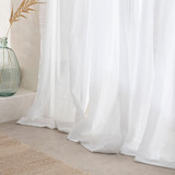 Marina Sheer White Curtain Pair 180 x 250cm [HABBMARIN21A_DISB]