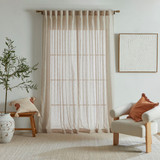 Marina Sheer Beige Curtain Pair 180 x 250cm [HABBMARIN21B_DISB]