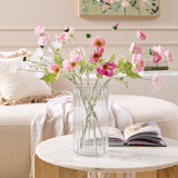 Pink Wild Poppy Artificial Flower Bouquet [MUSHWILBS26C]