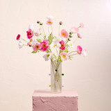 Pink Wild Poppy Artificial Flower Bouquet in Pink by MUSE | Pillow Talk