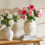Annabelle White Artificial Flower Bouquet [MUSHANNBW26B]