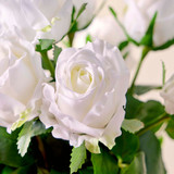 Gracie White Artificial Flower Bouquet [MUSHGRABW26A]