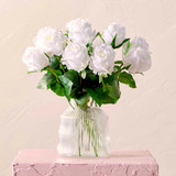 Gracie White Artificial Flower Bouquet [MUSHGRABW26A]