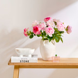 Annabelle Mixed Pink Artificial Flower Bouquet [MUSHANNBW26A]