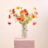 Orange Wild Poppy Artificial Flower Bouquet in Orange by MUSE | Pillow Talk