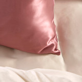 Vintage Rose Mulberry Silk Plain Pillowcase [MUSBSILKPCAS26E]