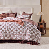 Zuri Palm Reversible Quilt Cover Set [ESSBZURIPALM]