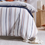 Regatta Reversible Stripe Quilt Cover Set [HABBREGAQW26]
