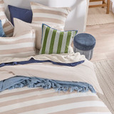 St Barts Natural Stripe Quilt Cover Set [MUSBSTBART26B]