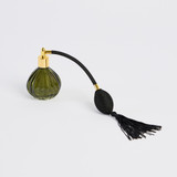 Emery Glass Perfume Bottle & Atomiser in Green by Habitat | Pillow Talk