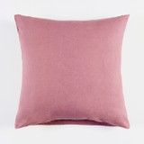 Washed Linen Rose Pink European Pillowcase Pair [MUSBEULINEURF]