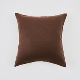 Washed Linen Chocolate European Pillowcase Pair [MUSBEULINEURG]
