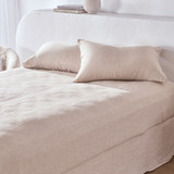 Washed Linen Fitted Sheet [MUSBEULINFIT]