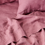 Washed Linen Fitted Sheet [MUSBEULINFIT]