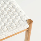 Camille Teak Woven Bench [MUSLCATWB26]
