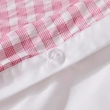 Lani Check Pink Quilt Cover Set [ESSBLANIQ25B]