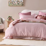 Lani Check Pink Quilt Cover Set [ESSBLANIQ25B]
