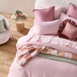Lani Check Pink Quilt Cover Set [ESSBLANIQ25B]