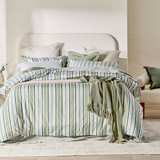 Darcy Reversible Stripe Quilt Cover Set [HABBDARCYQC]