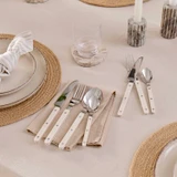 Percy 16 Piece Cutlery Set in Silver by Habitat | Set - Pillow Talk