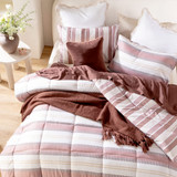 Salma Stripe Reversible Comforter Set [ESSBSALMAC26]