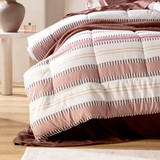 Salma Stripe Reversible Comforter Set [ESSBSALMAC26]