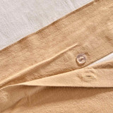 Solace Natural Contrast Quilt Cover Set [HABBSOLQCS26A]