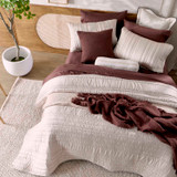 Bobbi Sand Bamboo Cotton Coverlet Set [HABBBOBICV26A]