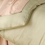 Bamboo Cotton Soft Fern Green Quilt Cover Set [HABBBAMBOOQC26D]