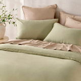 Bamboo Cotton Soft Fern Quilt Cover Set [HABBBAMBOOQC26D]