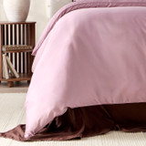Bamboo Cotton Dusty Violet Quilt Cover Set [HABBBAMBOOQC26C]