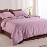 Bamboo Cotton Dusty Violet Quilt Cover Set [HABBBAMBOOQC26C]