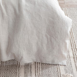 Washed Linen Stone Quilt Cover Set [MUSBEULINQCSB]