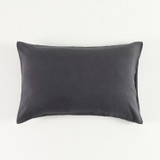 Washed Linen Charcoal Pillowcase Pair [MUSBEULIN_PCPD]