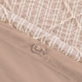 Maison Natural Check Quilt Cover Set [ESSBMAIQCS26B]