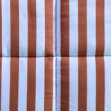 Suzi Chocolate/Blue Stripe Reverse Comforter Set [ESSBCOMSUZ26B]