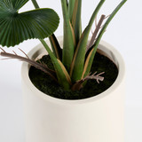 Artificial Potted Small Fan Palm [MUSHPOTFPW26_DISSML]