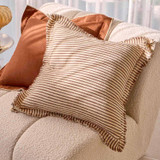 Casa Stripe Cushion with Flange [MUSLCASAS26]