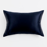 Navy Mulberry Silk Plain Pillowcase [MUSBSILKPCAS26C]