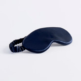 Navy Mulberry Silk Eye Mask [MUSBSILKEYE26C]