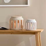 Raven Candle Holder in Natural, White by MUSE | Large, Small - Pillow Talk