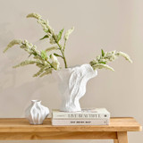 Will Ripple Vase in White by MUSE | Small, Large - Pillow Talk