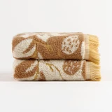 Esther Hand Towel 2 Pack in Tan by Habitat | 2 Pack - Pillow Talk