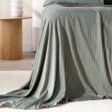 400 Thread Count Bamboo Cotton Stripe Sheet Set [HABBBAMSSS26]
