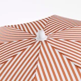 Alto Caramel Stripe Scalloped Fringed Umbrella [SUNLALTOST26A]