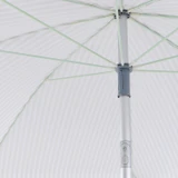 Alto Caramel Stripe Scalloped Fringed Umbrella [SUNLALTOST26A]