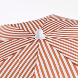 Alto Caramel Stripe Scalloped Fringed Umbrella [SUNLALTOST26A]