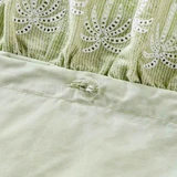Goldie Palms Embroidered Quilt Cover Set [HABBGOLQCS26]