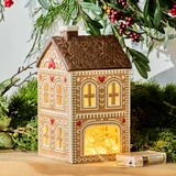 Sugar and Spice Brown/Red Gingerbread House [CHRCSUGGNS25A]