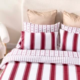Vixen Reversible Stripe Christmas Quilt Cover Set [CHRISBVIXQCS]